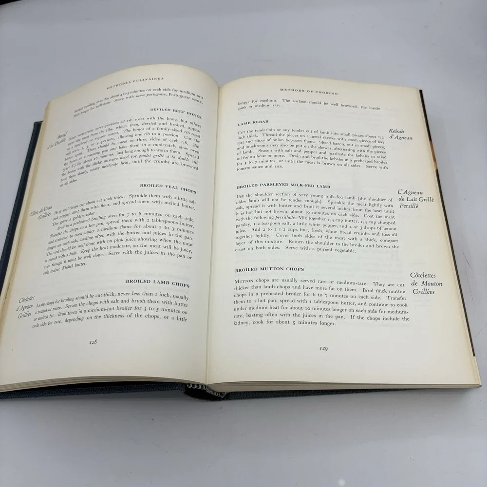 Gourmet's‎ Basic French Cookbook Diat Cuisine Techniques 1st Ed 3rd Print 1968